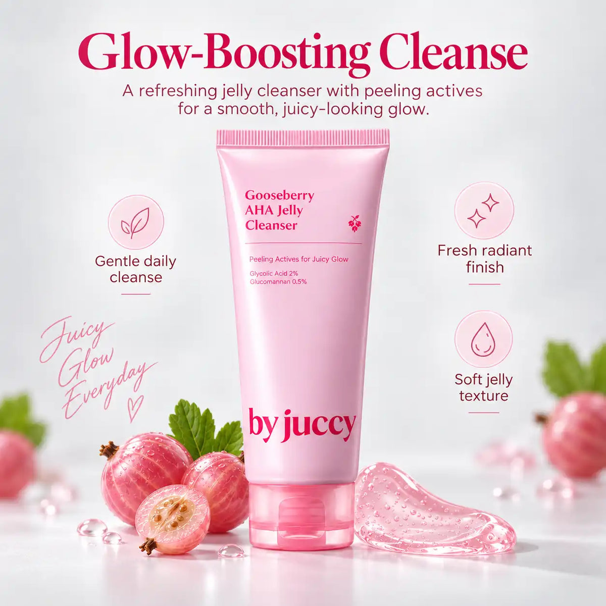 By Juccy Gooseberry AHA Jelly Cleanser 120ml