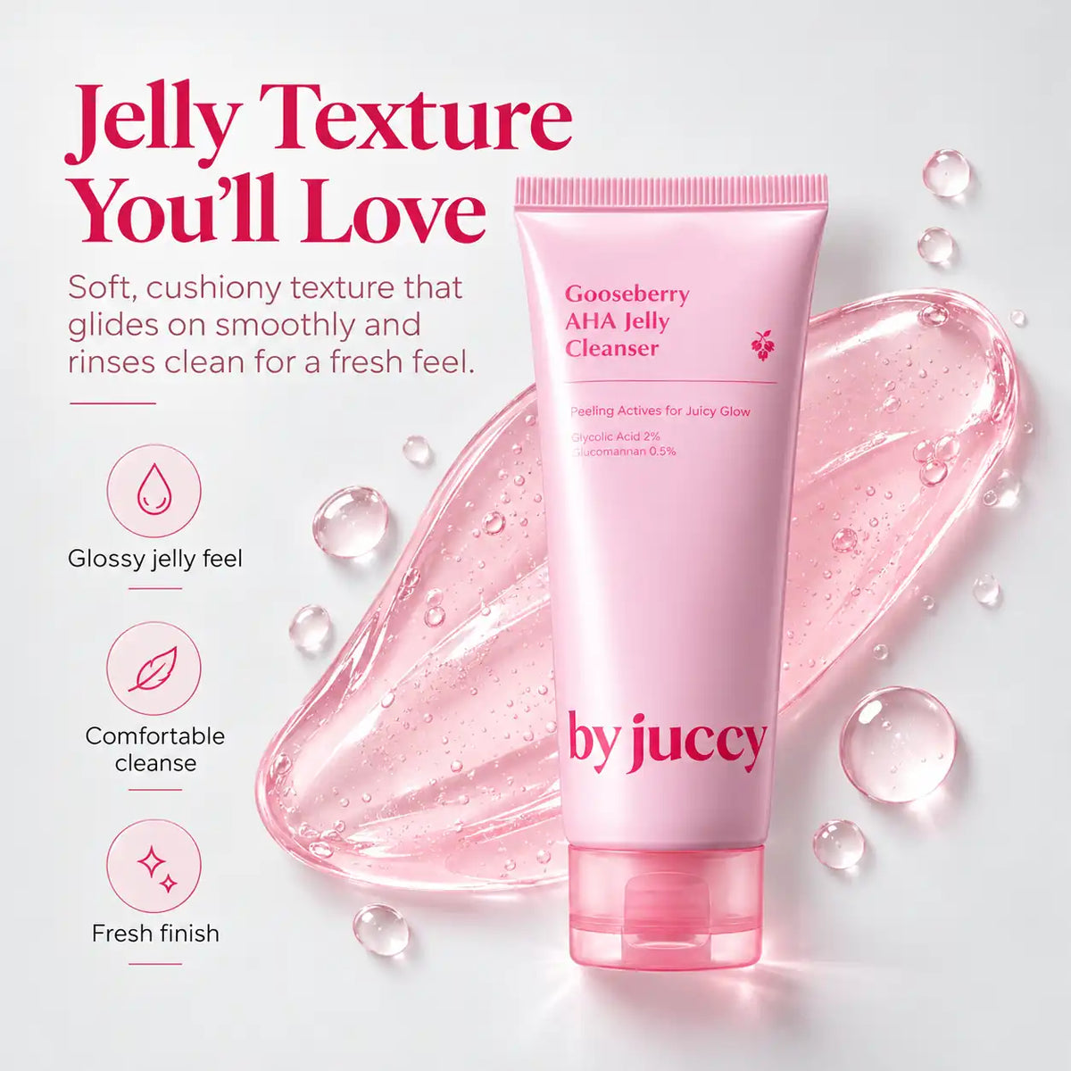 By Juccy Gooseberry AHA Jelly Cleanser 120ml
