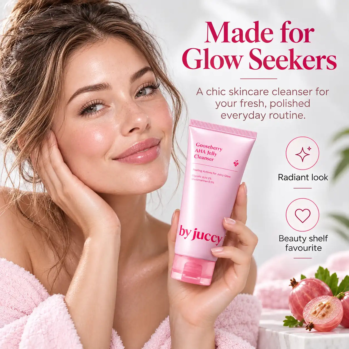 By Juccy Gooseberry AHA Jelly Cleanser 120ml