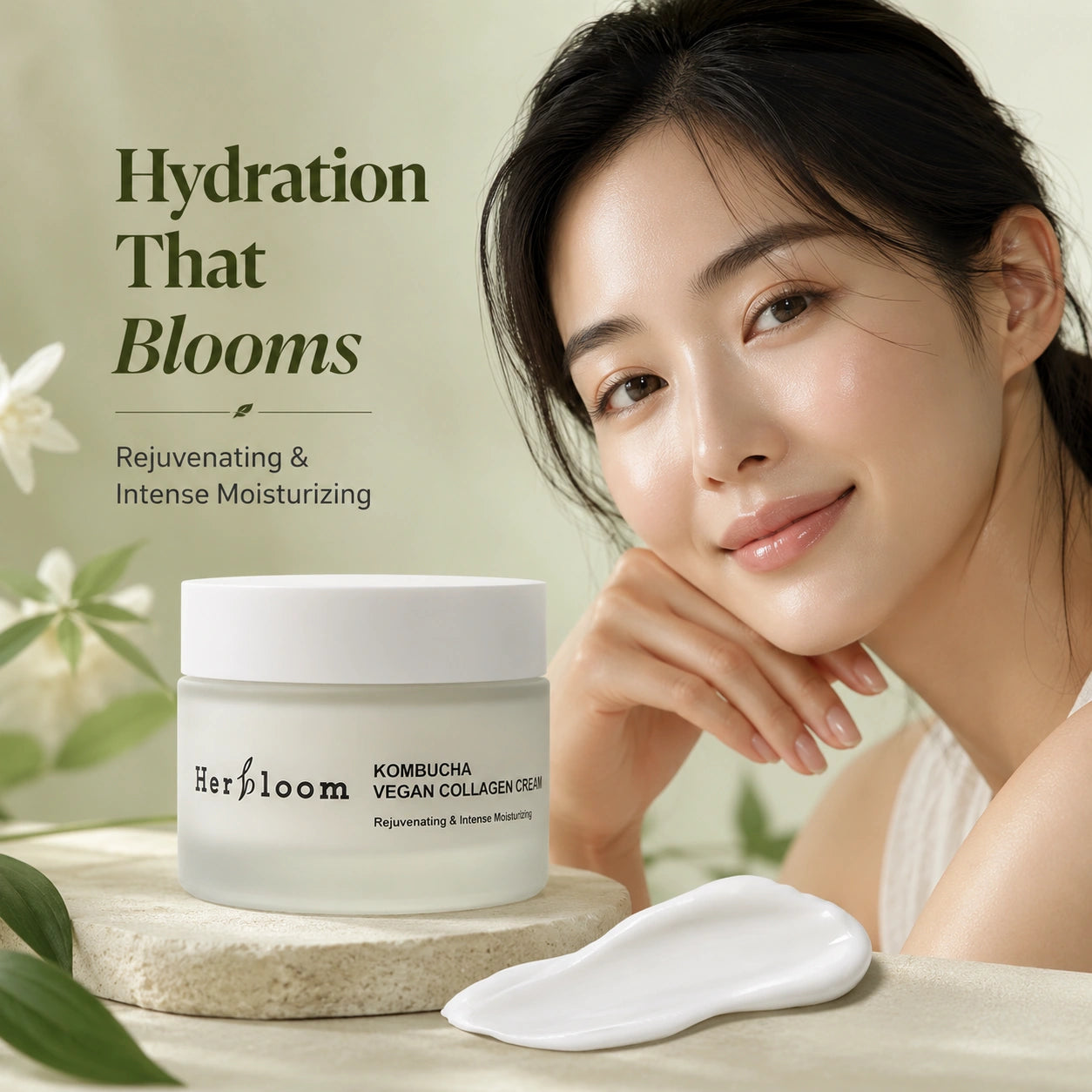HERBLOOM Kombucha Vegan Collagen Cream 50ml