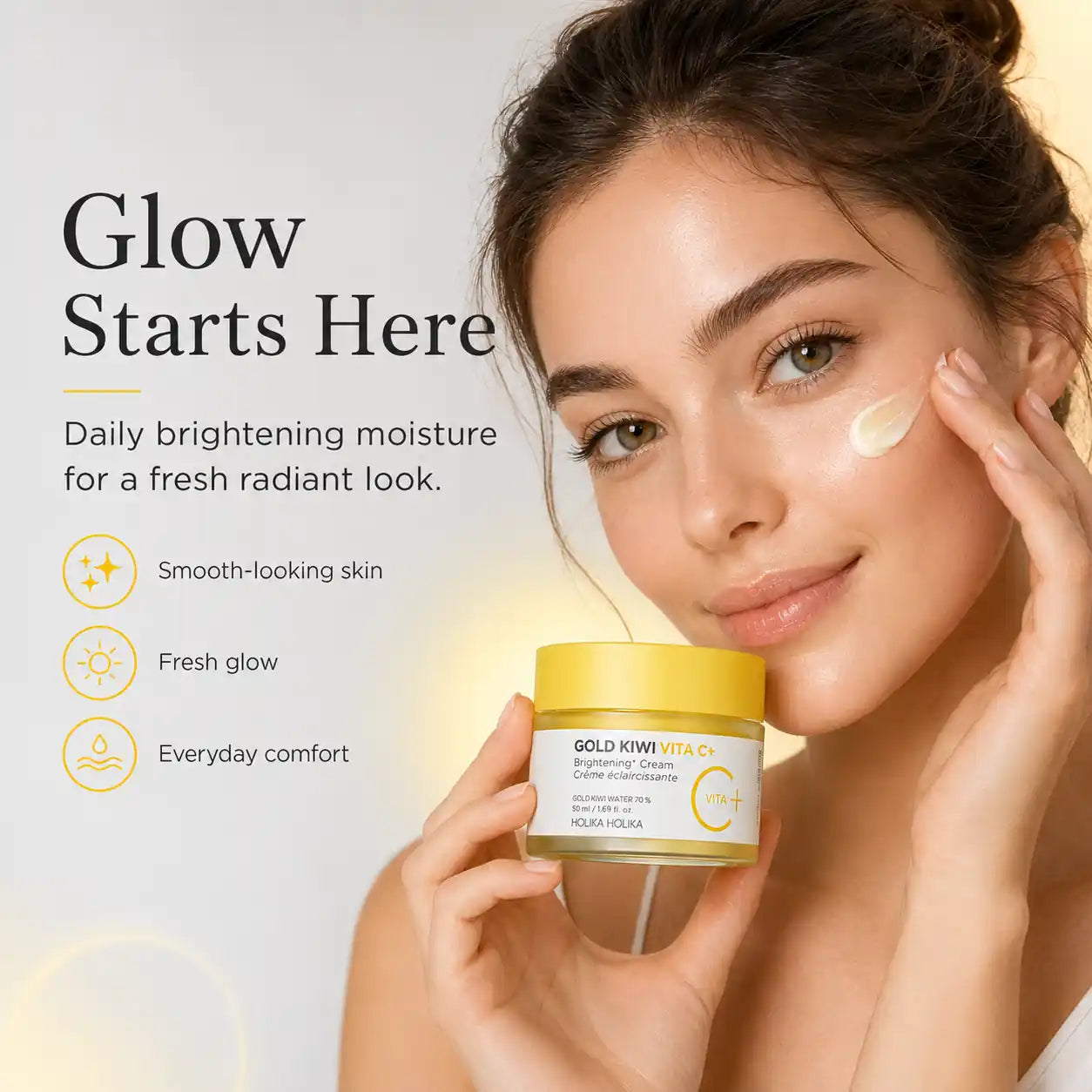 Holika Holika Gold Kiwi Vita C Brightening Cream 50ml