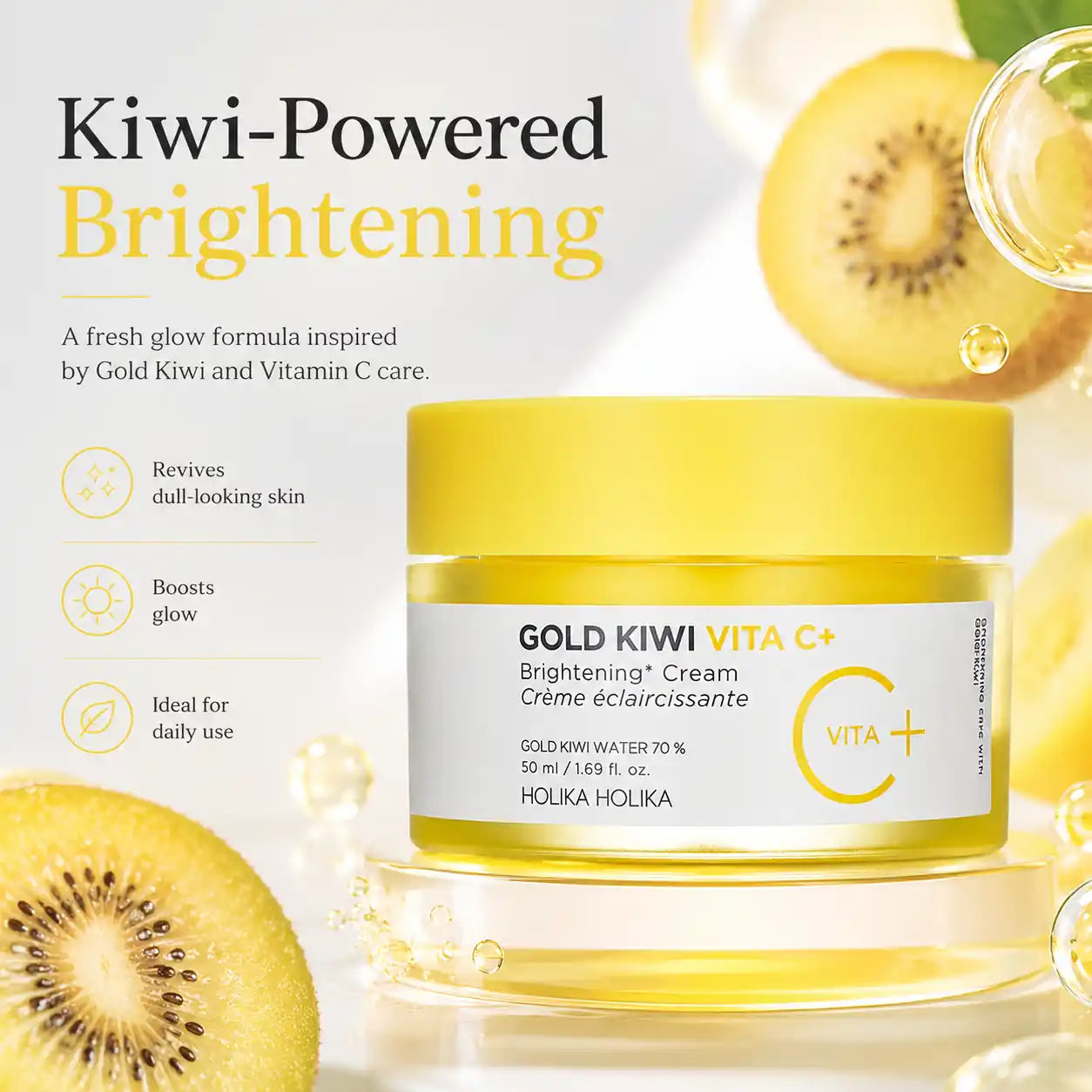Holika Holika Gold Kiwi Vita C Brightening Cream 50ml