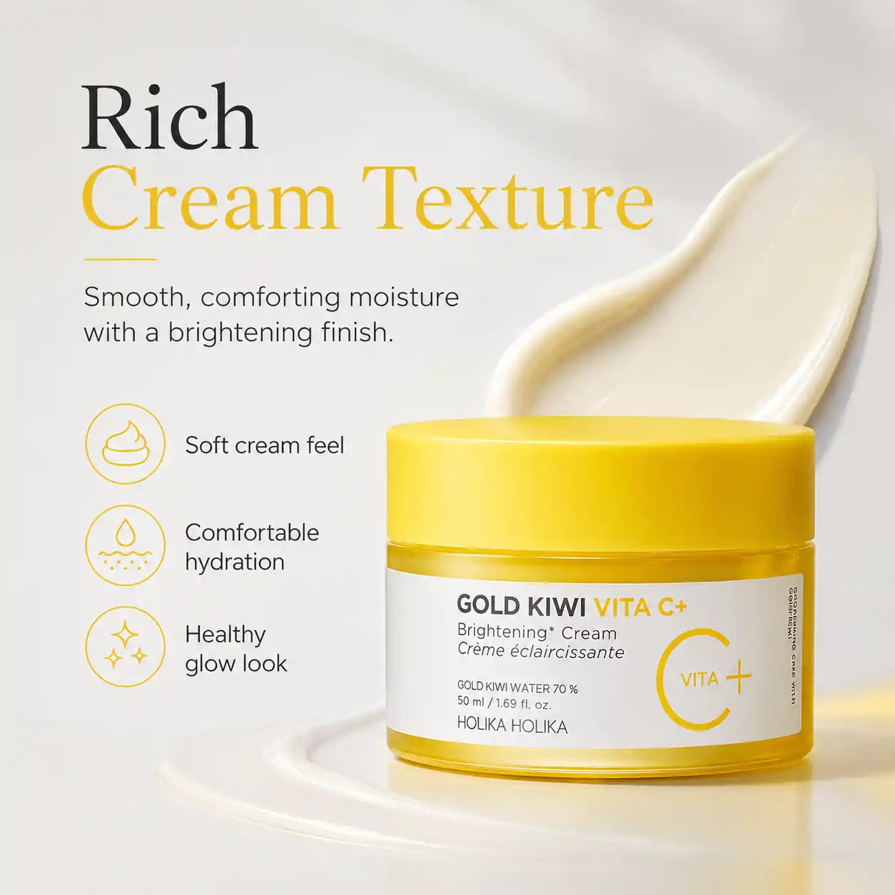 Holika Holika Gold Kiwi Vita C Brightening Cream 50ml