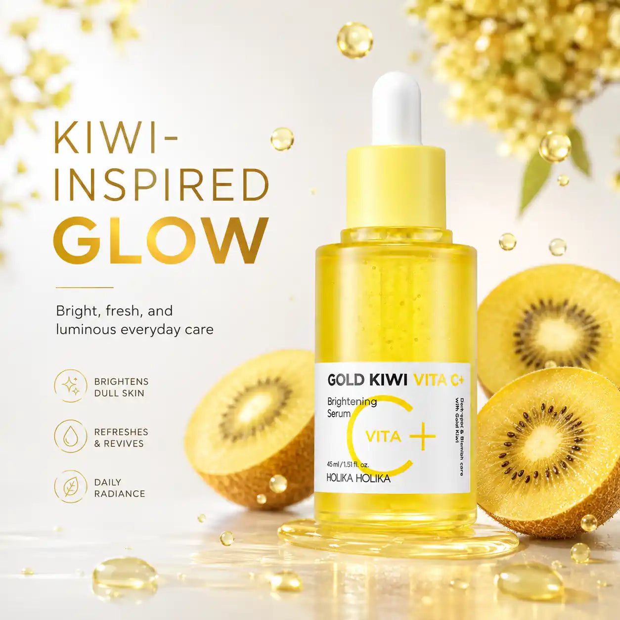 Holika Holika Gold Kiwi Vita C Brightening Serum 45ml