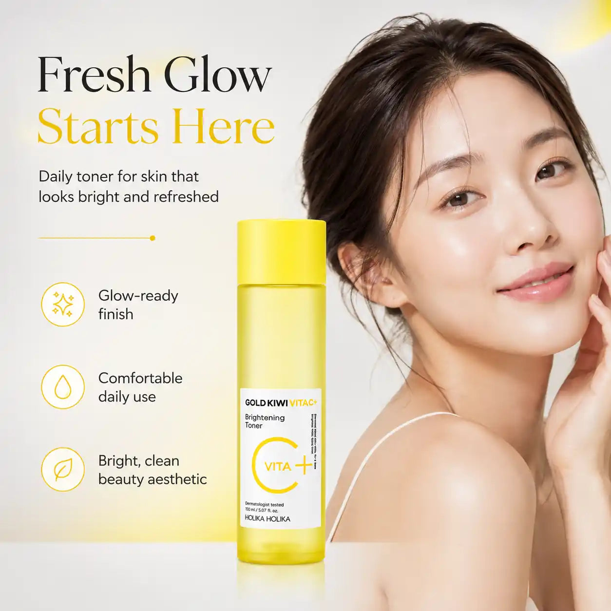 Holika Holika Gold Kiwi Vita C Brightening Toner 150ml