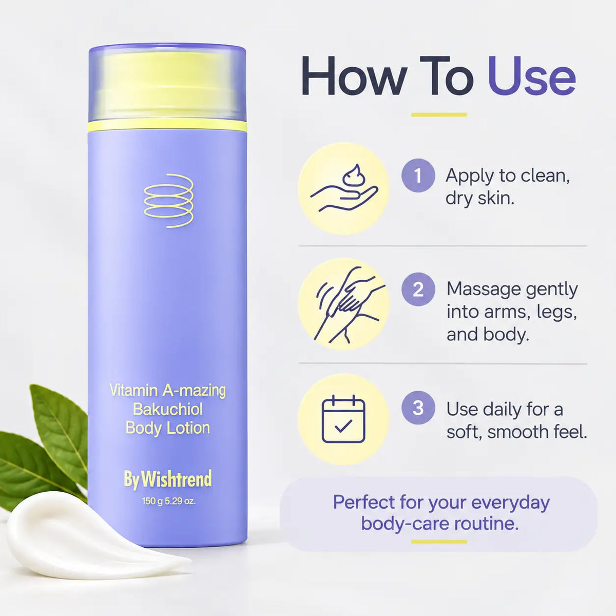 By Wishtrend Vitamin a Mazing Bakuchiol Body Lotion 150g