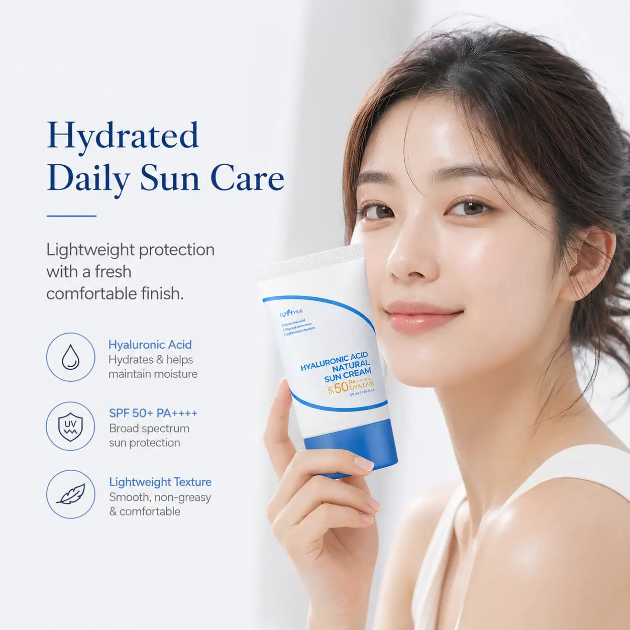 Isntree Hyaluronic Acid Natural Sun Cream SPF 50ml