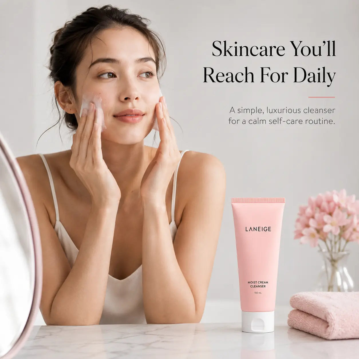 AROMATICA Reviving Rose Infusion Cream Cleanser 145g