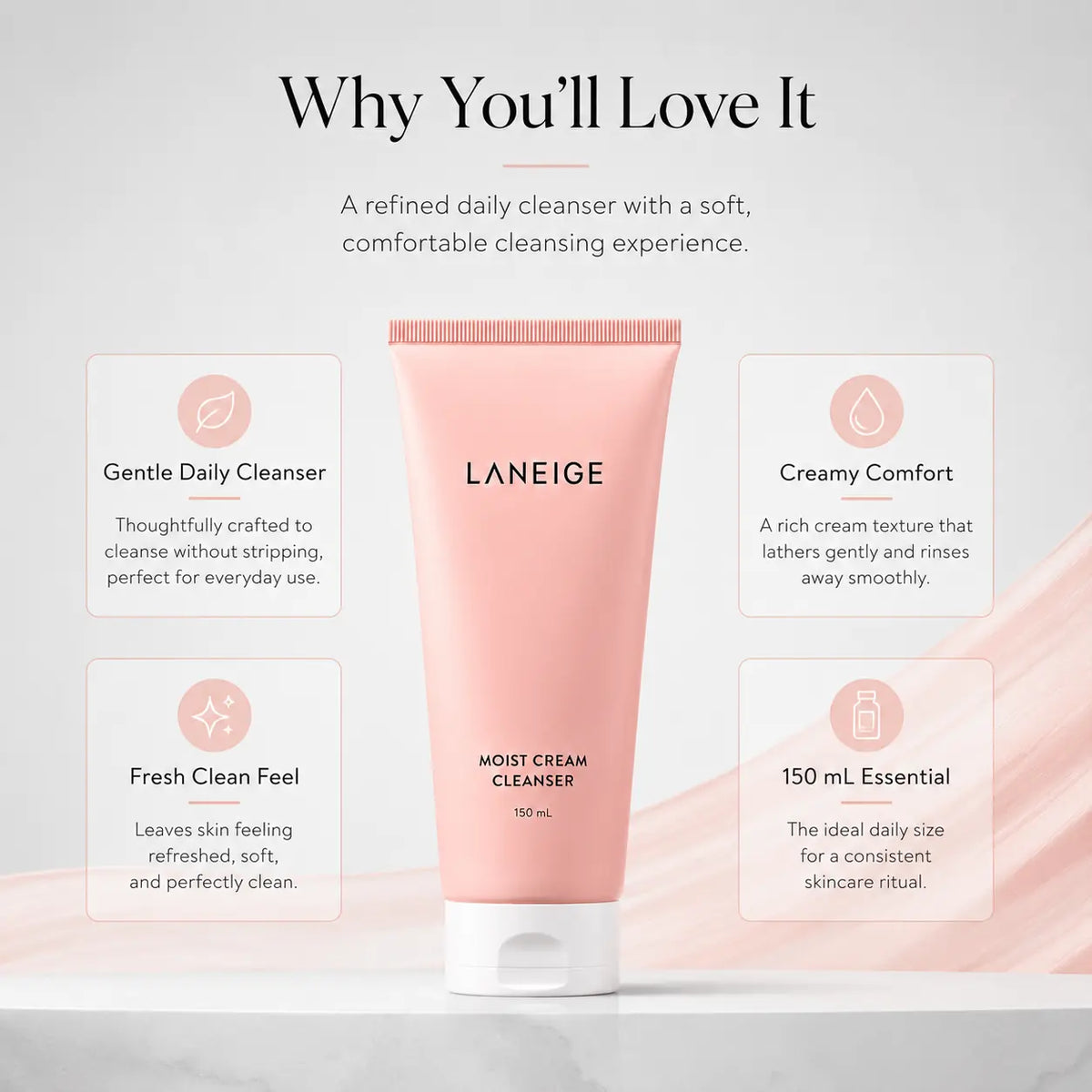 AROMATICA Reviving Rose Infusion Cream Cleanser 145g