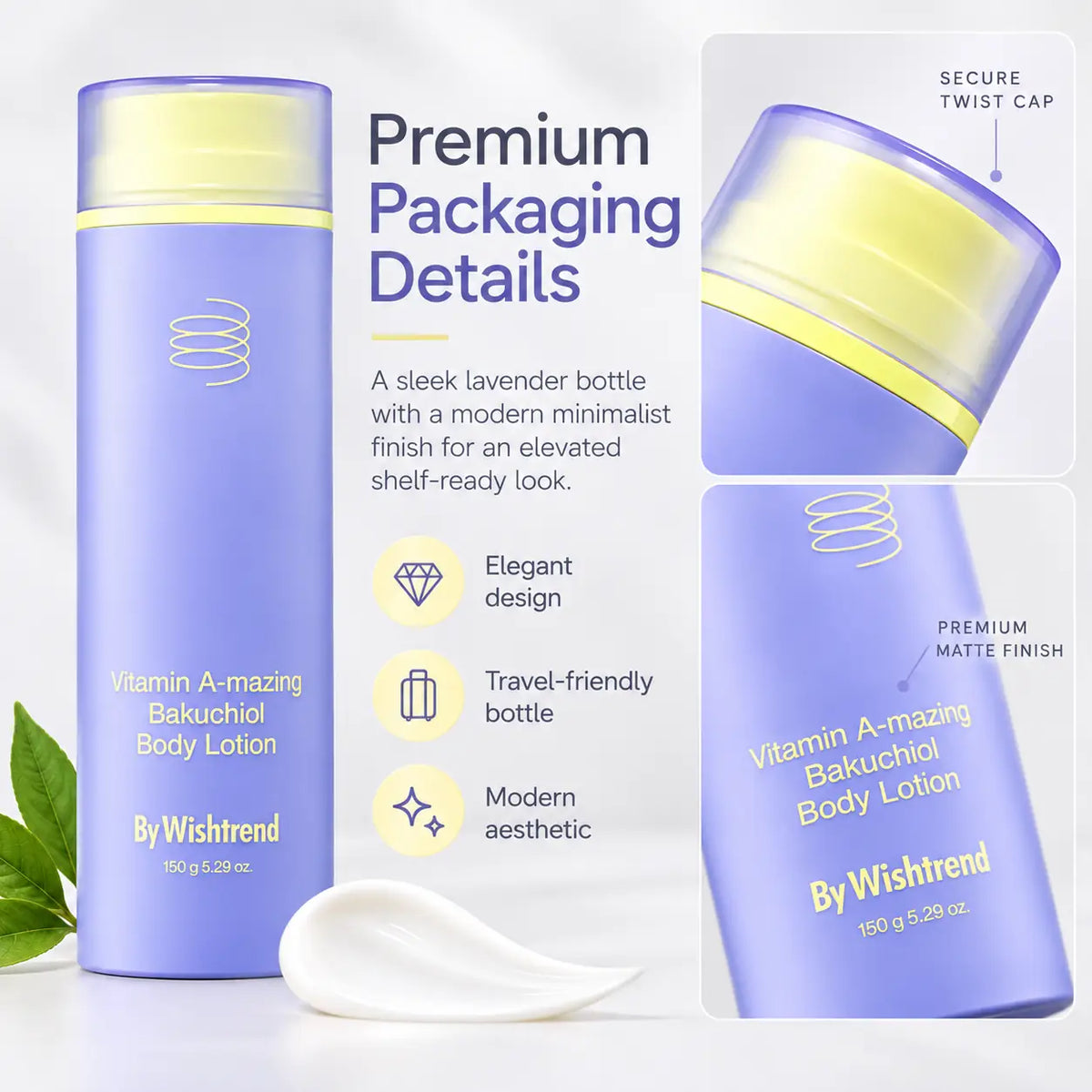 By Wishtrend Vitamin a Mazing Bakuchiol Body Lotion 150g