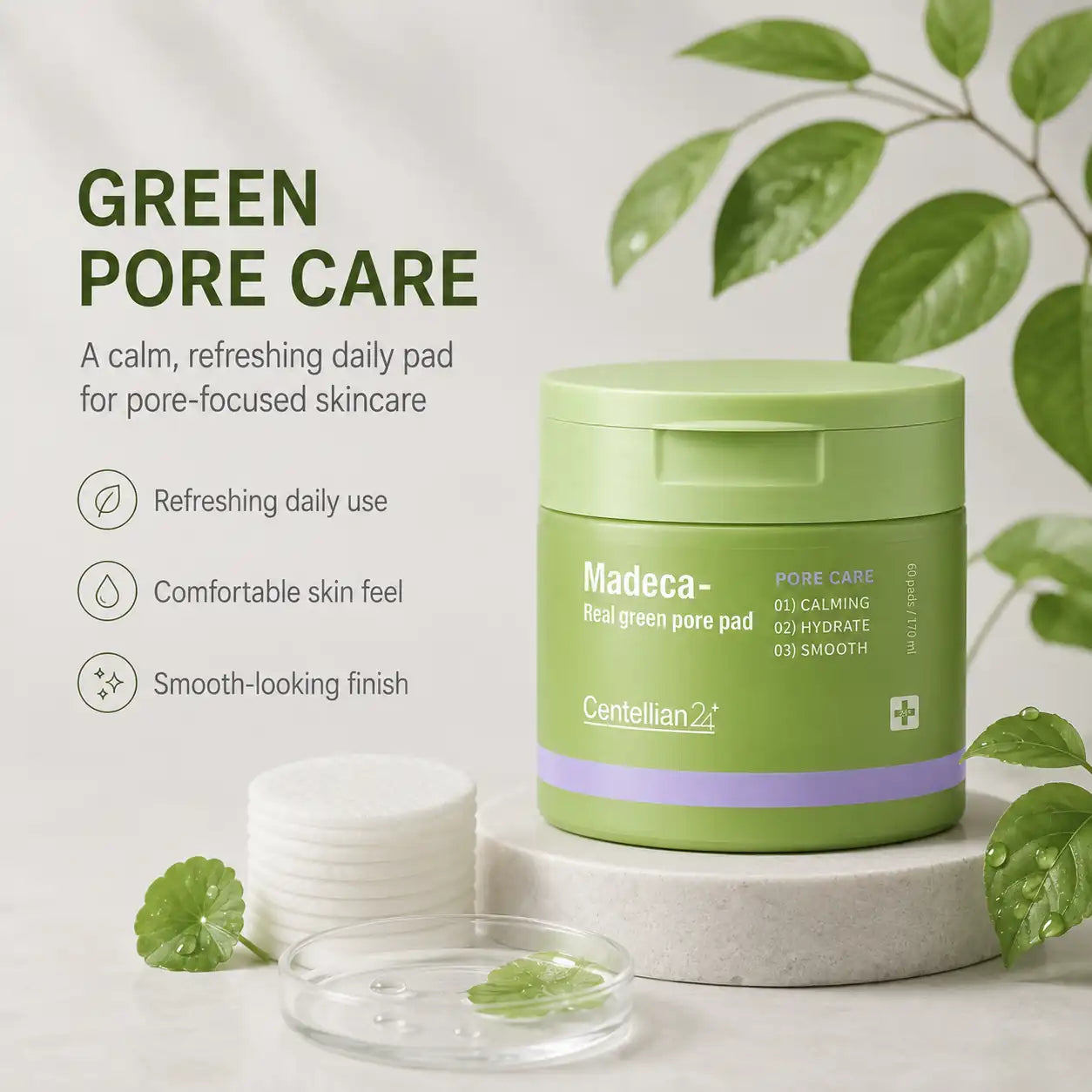 Centellian24 Madeca Real Green Pore Pad 60pcs