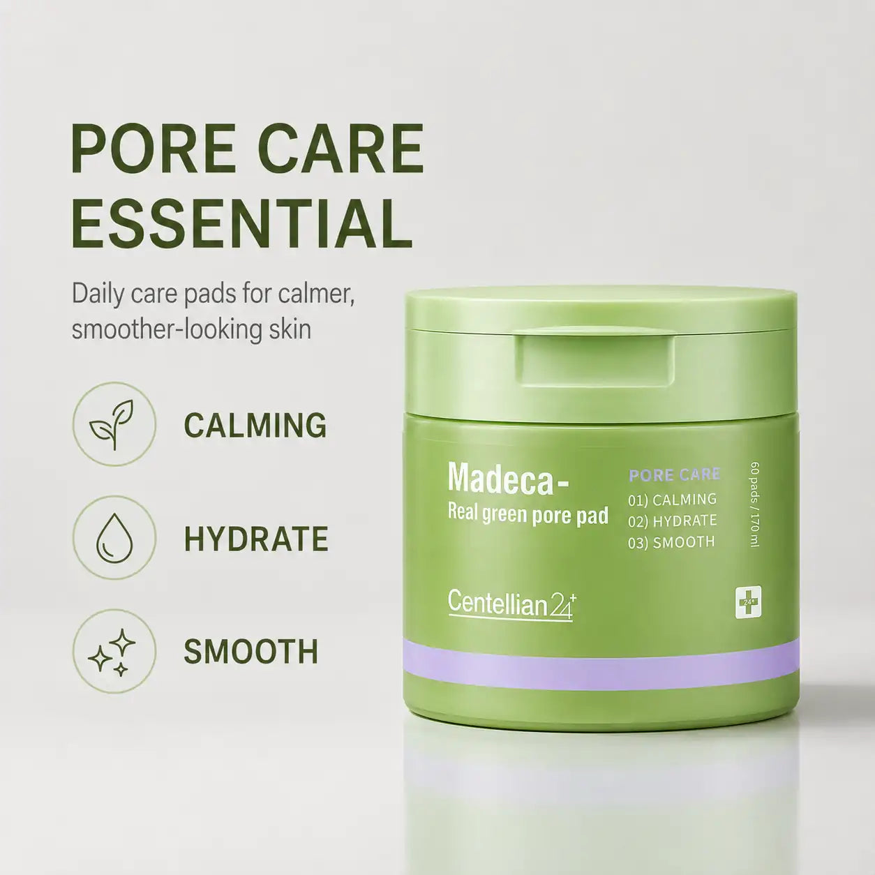 Centellian24 Madeca Real Green Pore Pad 60pcs