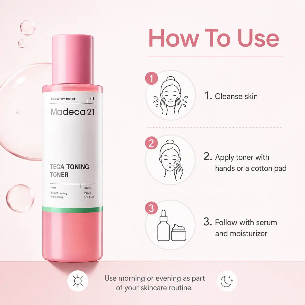 Madeca21 Teca Toning Toner 150ml