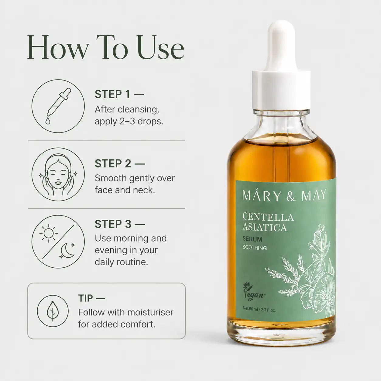 Mary&May Centella Asiatica Serum 80ml