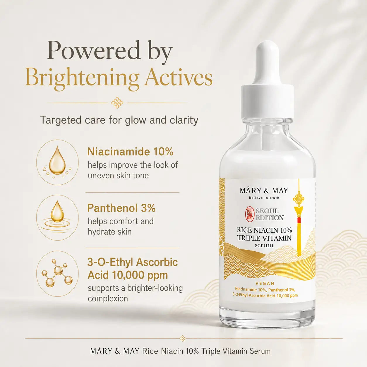 Mary&May Rice Niacin 10% Triple Vitamin Serum 80ml