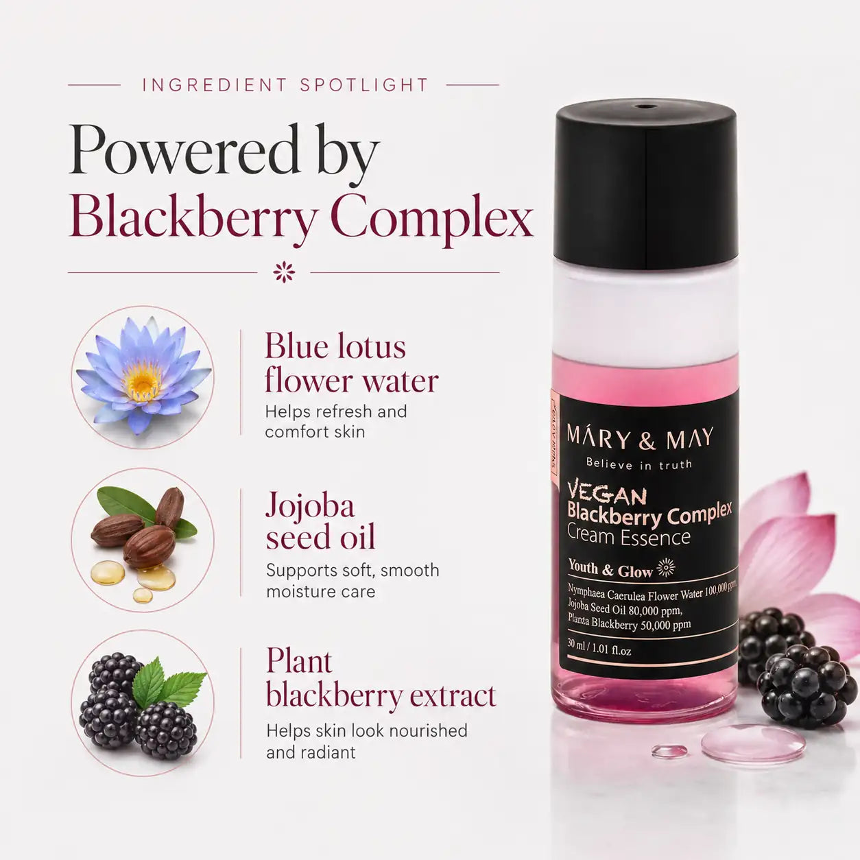 Mary&May Blackberry Complex Cream Essence Miniature 30ml