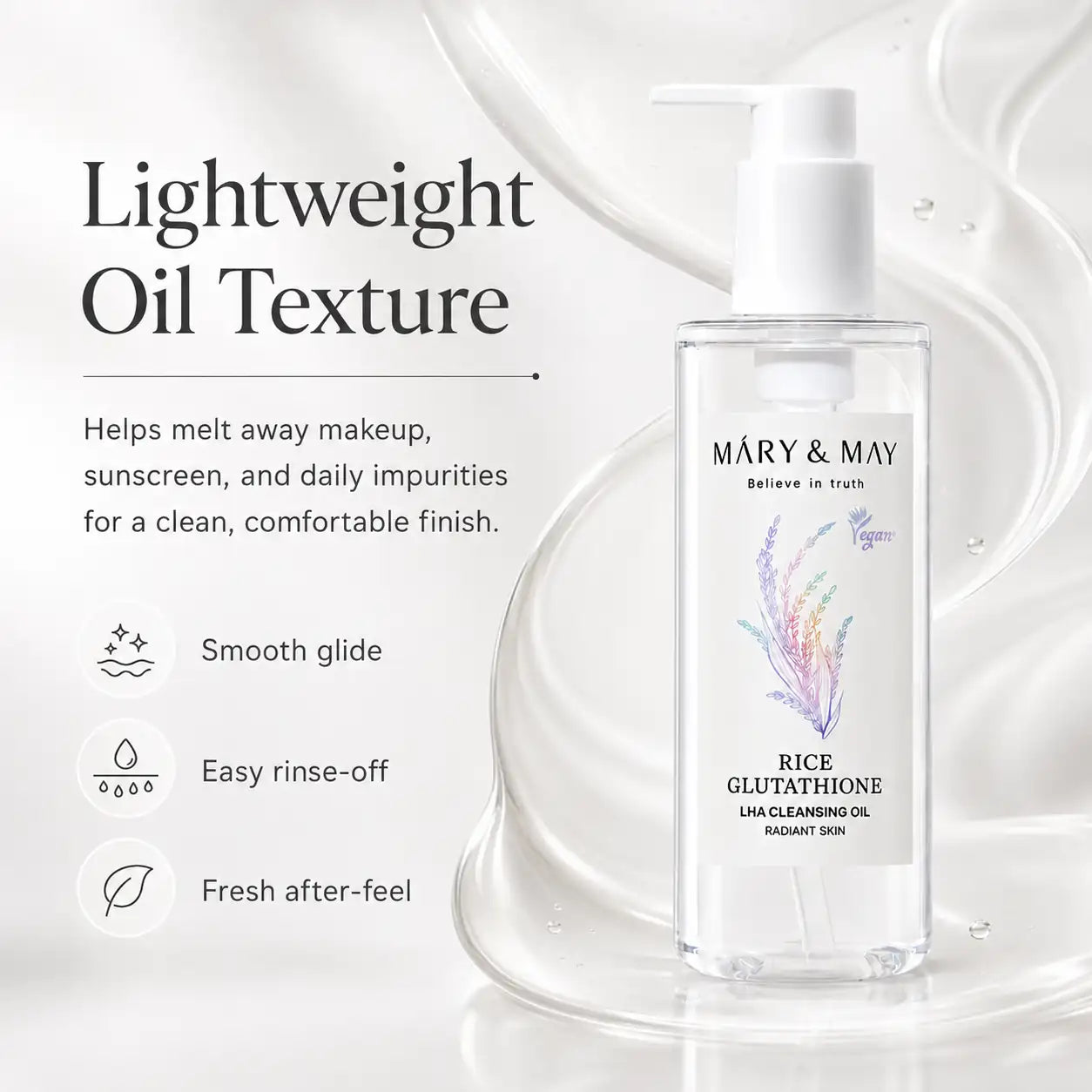 Mary&May Rice Glutathione LHA Cleansing Oil 200ml