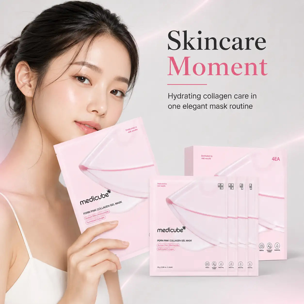 Medicube PDRN Pink Collagen Gel Mask 4ea