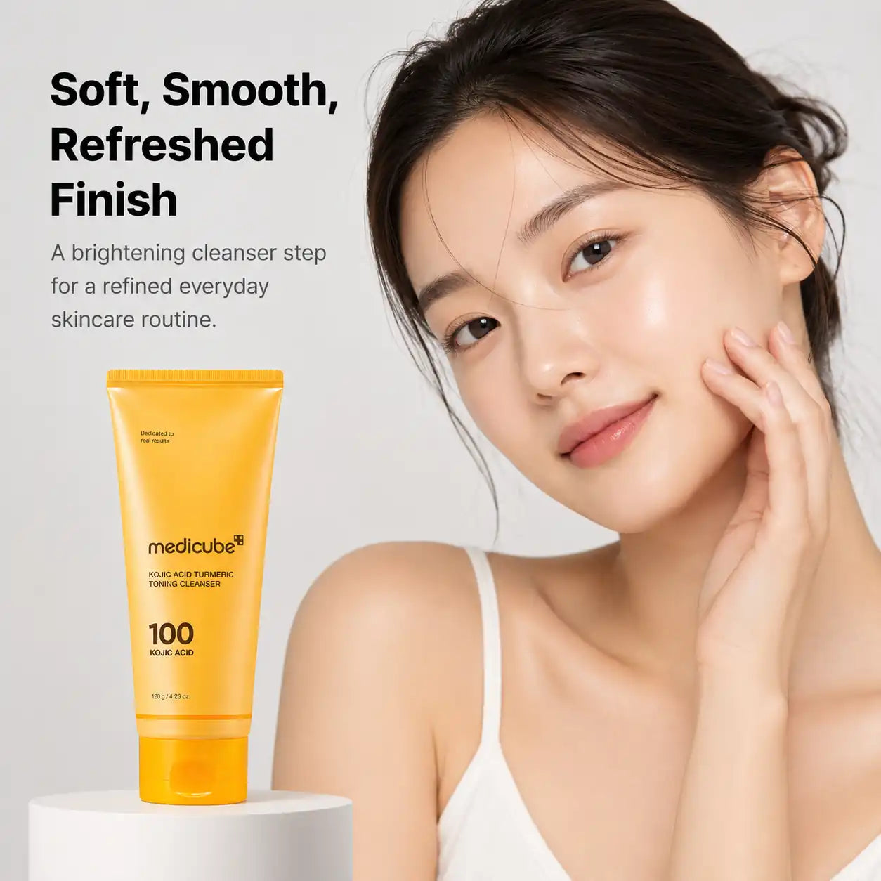 Medicube Kojic Acid Turmeric Toning Cleanser 120g