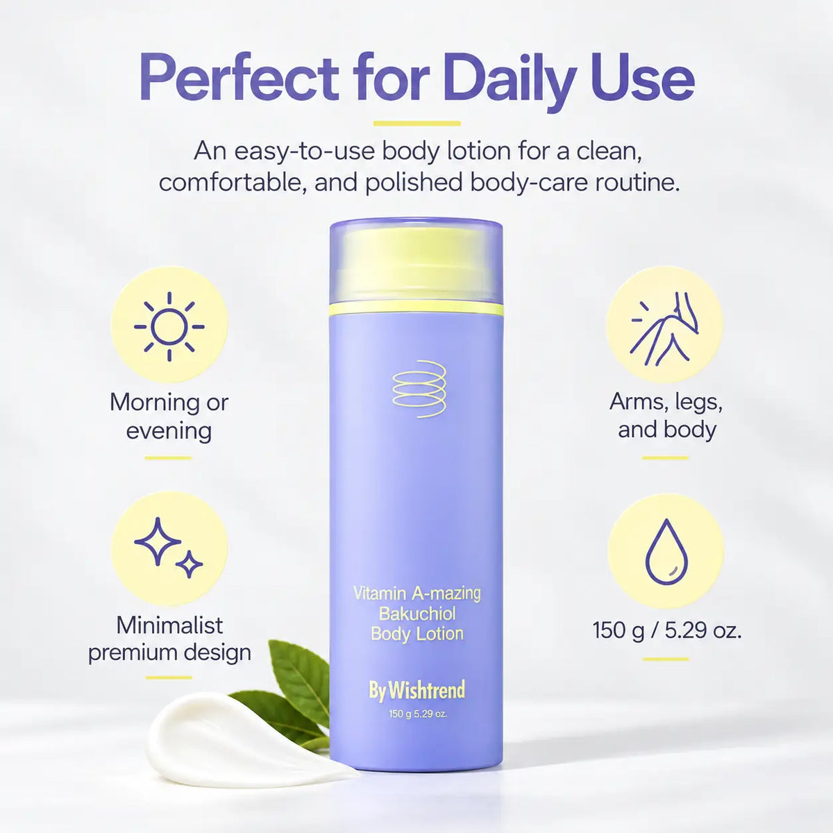 By Wishtrend Vitamin a Mazing Bakuchiol Body Lotion 150g