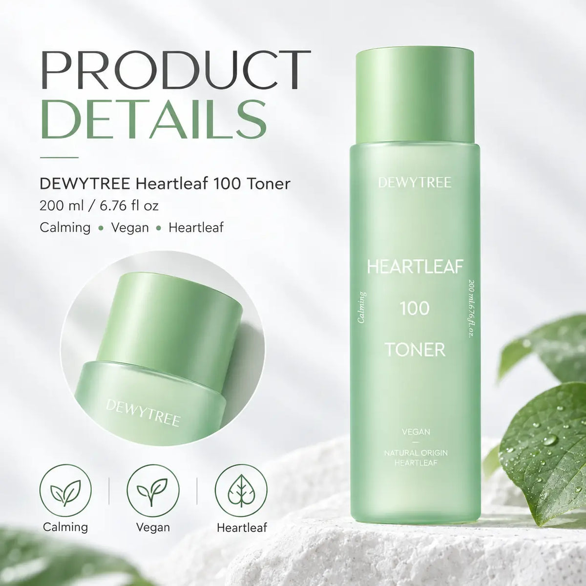 DEWYTREE Heartleaf 100 Toner 200ml