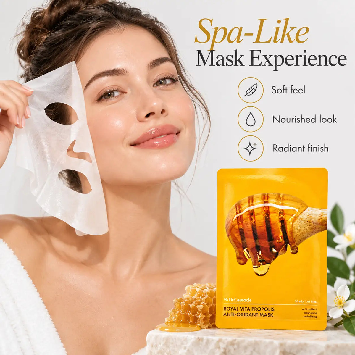 Dr. Ceuracle Royal Vita Propolis Anti Oxidant Mask 10ea