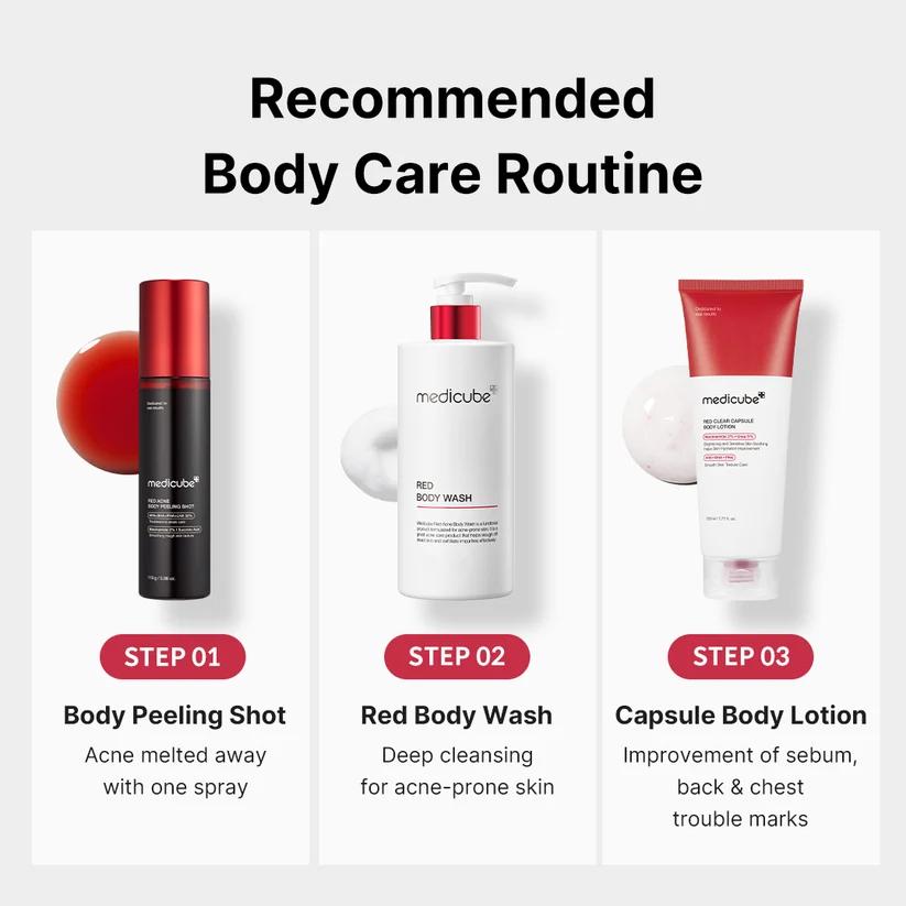 Medicube Red Acne Body Peeling Shot 110ml