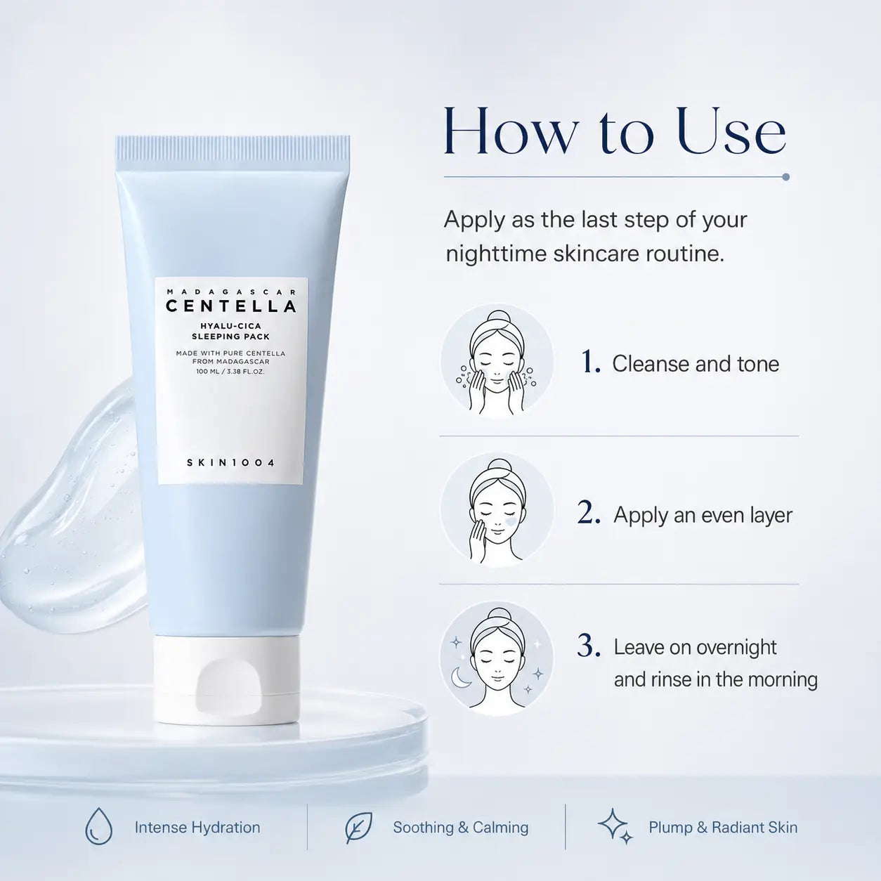 SKIN1004 Madagascar Centella Hyalu-Cica Sleeping Pack 100ml
