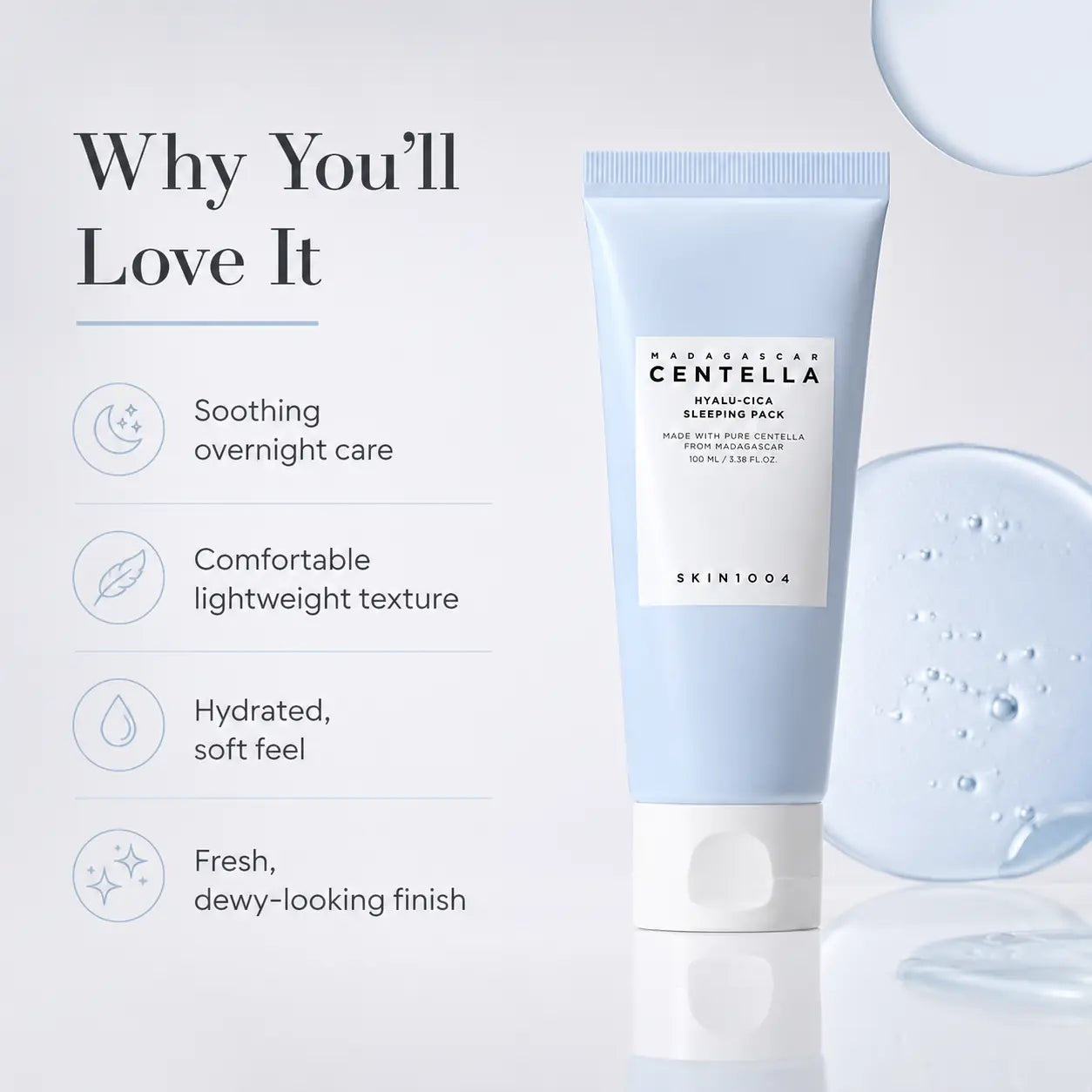 SKIN1004 Madagascar Centella Hyalu-Cica Sleeping Pack 100ml