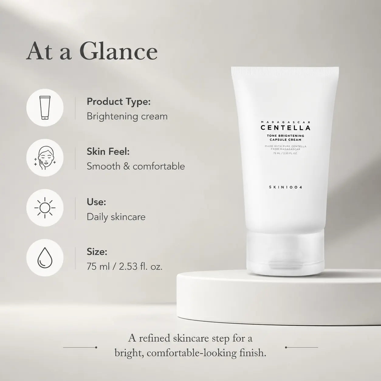 SKIN1004 Madagascar Centella Tone Brightening Capsule Cream 75ml