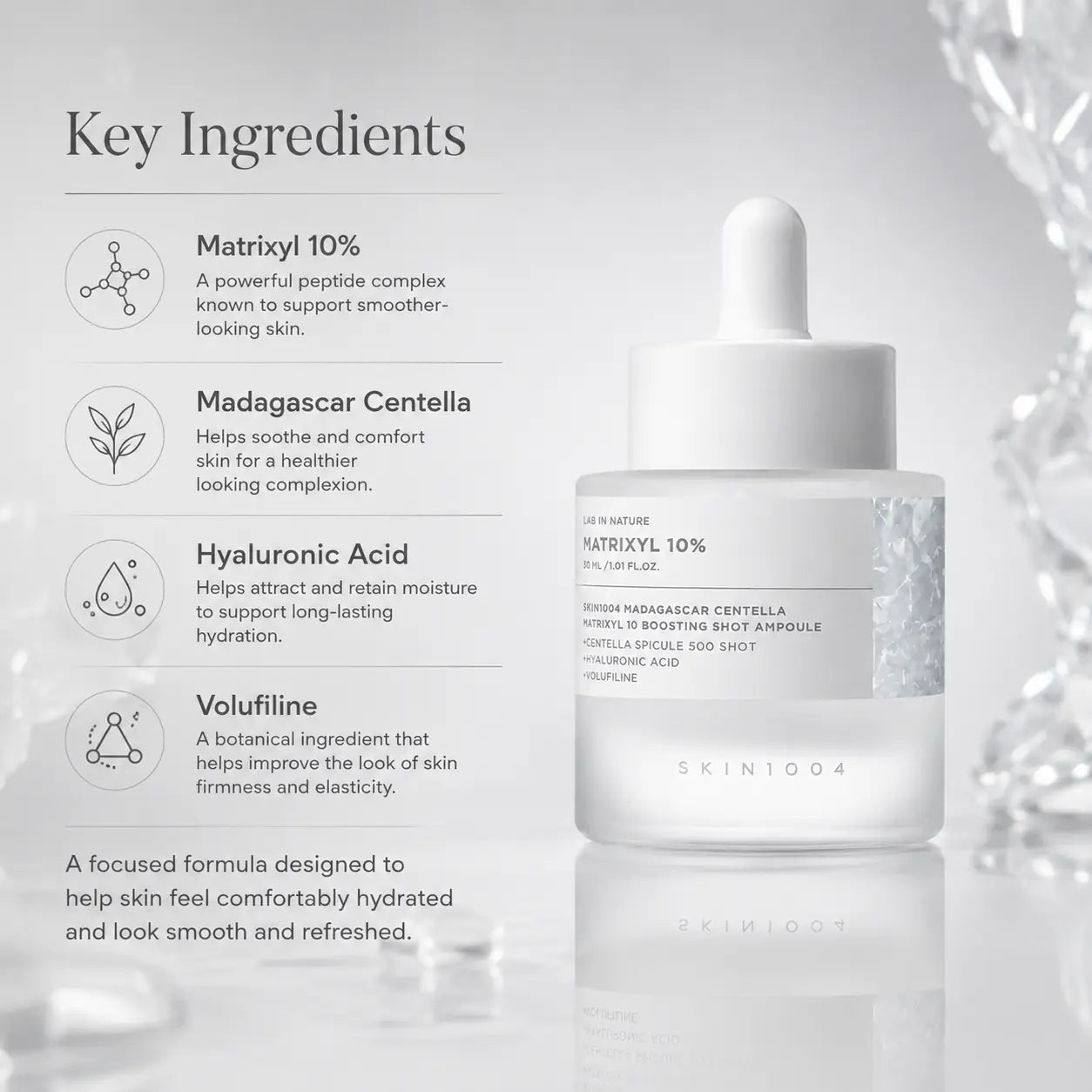 SKIN1004 Madagascar Centella Matrixyl 10 Boosting Shot Ampoule 30ml