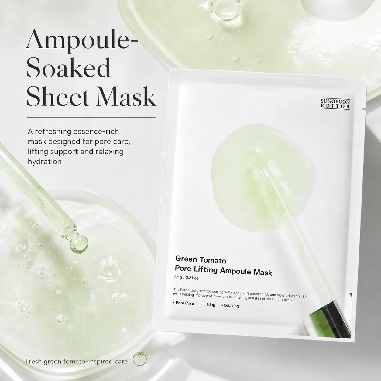 SUNGBOON EDITOR Green Tomato Pore Lifting Ampoule 23g