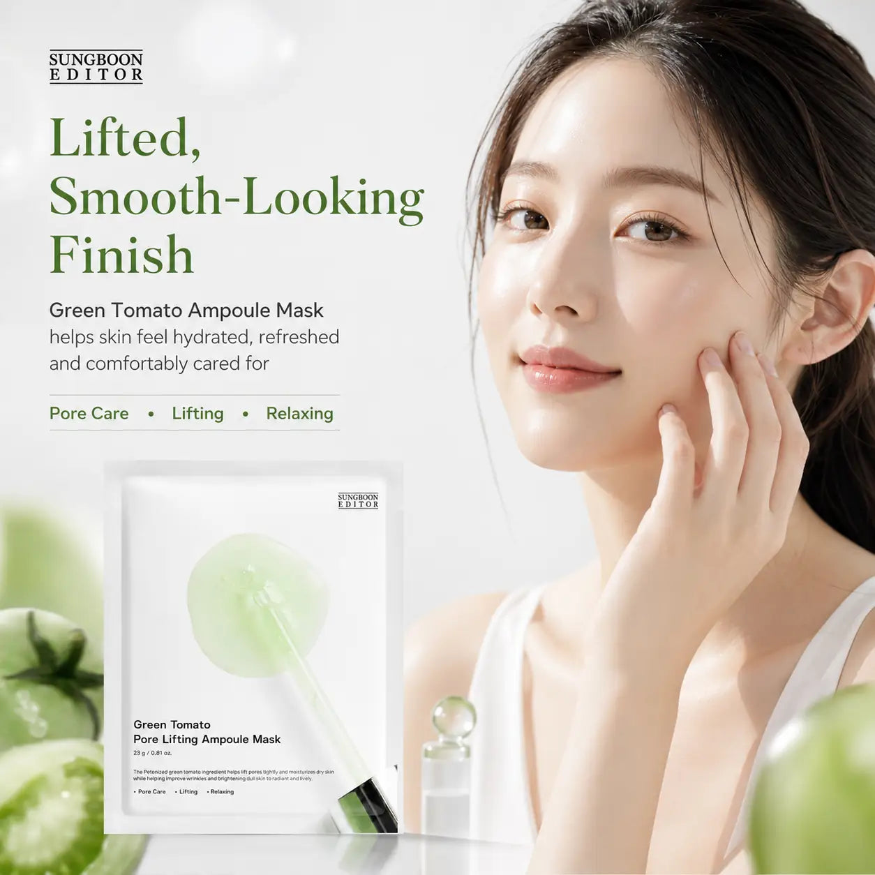 SUNGBOON EDITOR Green Tomato Pore Lifting Ampoule 23g