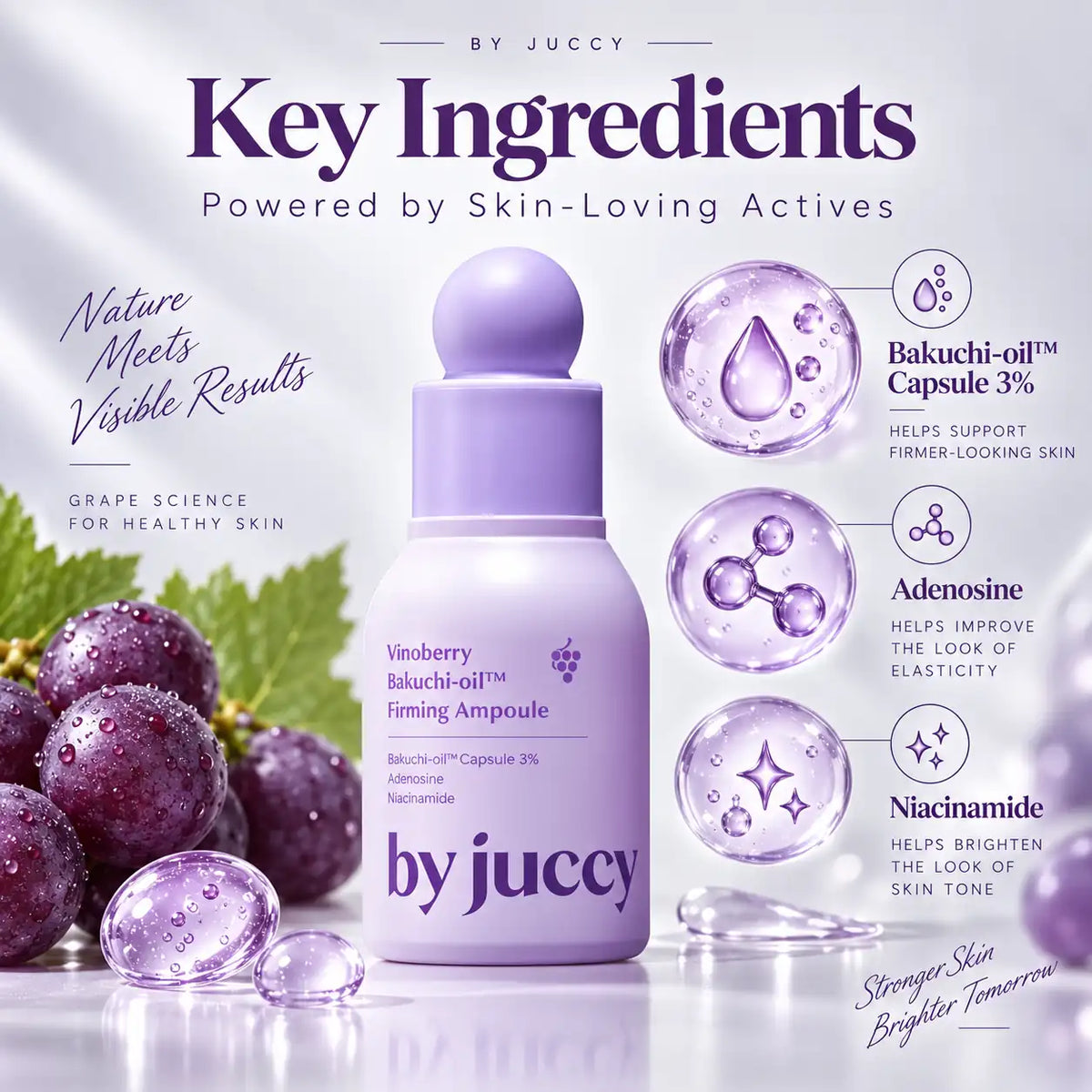 By Juccy Vinoberry Bakuchi Oil Firming Ampoule 30ml