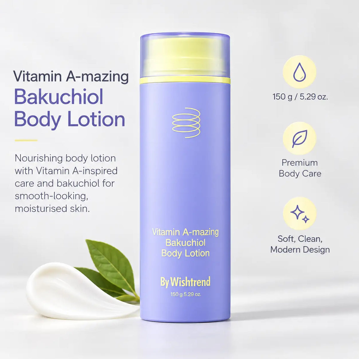 By Wishtrend Vitamin a Mazing Bakuchiol Body Lotion 150g