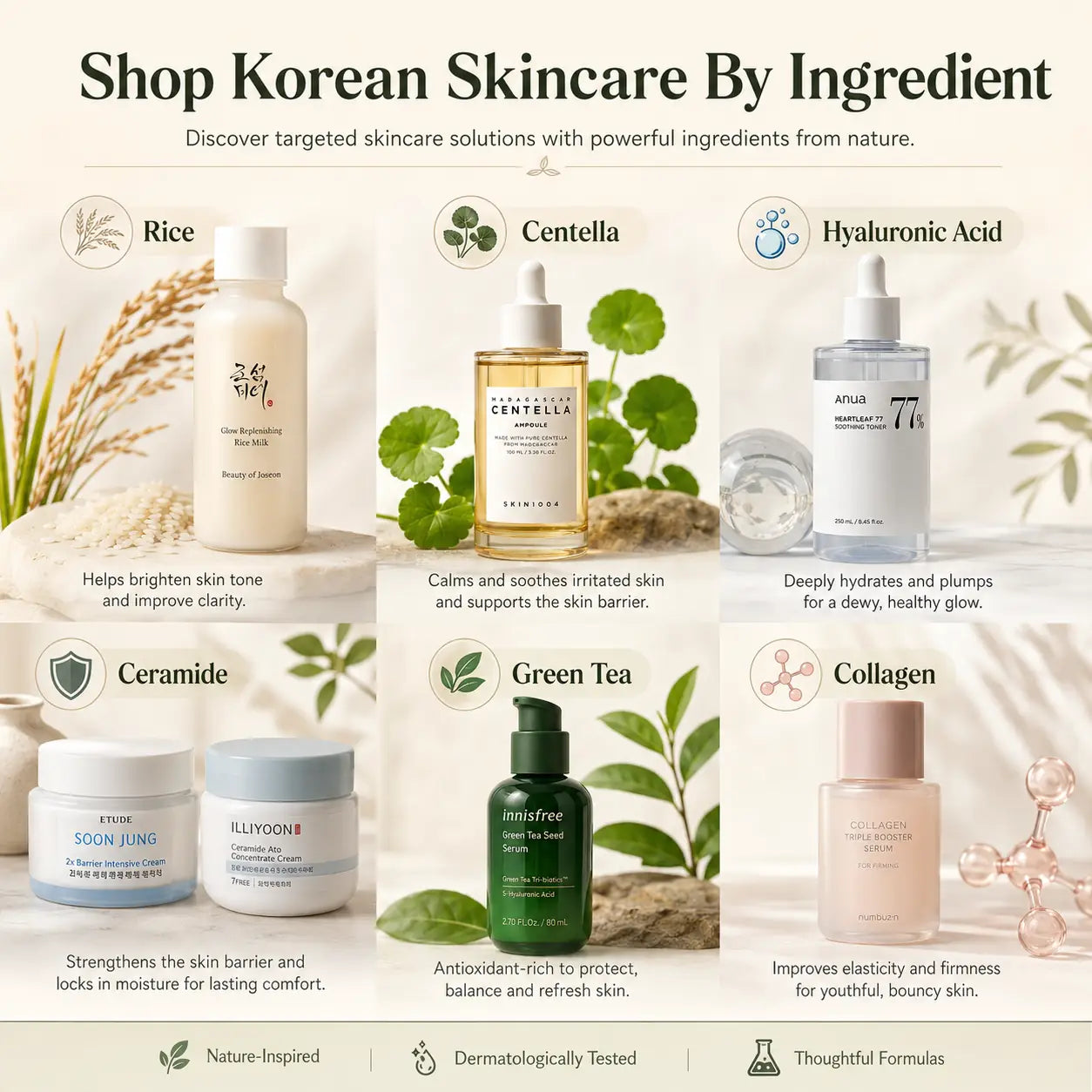 Shop Korean Skincare By Ingredient