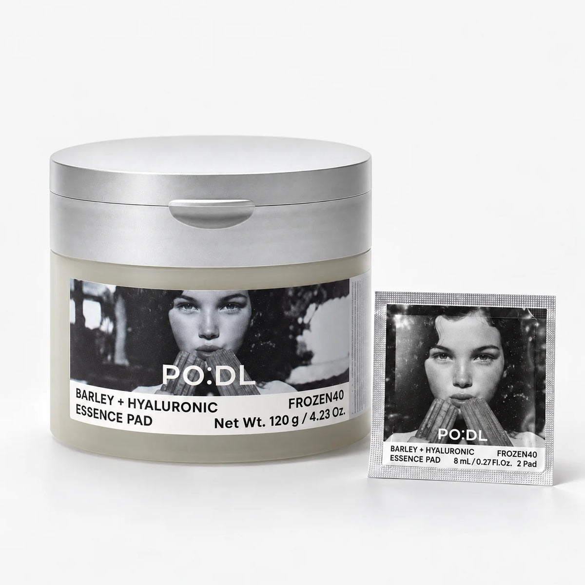 PO:DL Barley Hyaluronic Frozen40 Essence Pads (70ea)