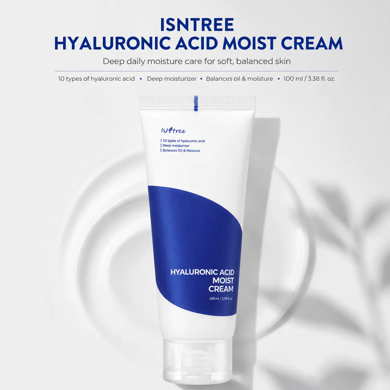 Isntree Hyaluronic Acid Moist Cream Moisturiser 100ml