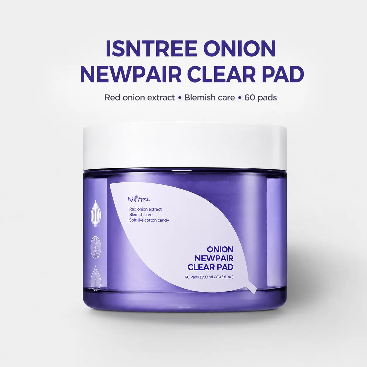 Isntree Onion Newpair Clear Pad 60 Pads 250ml