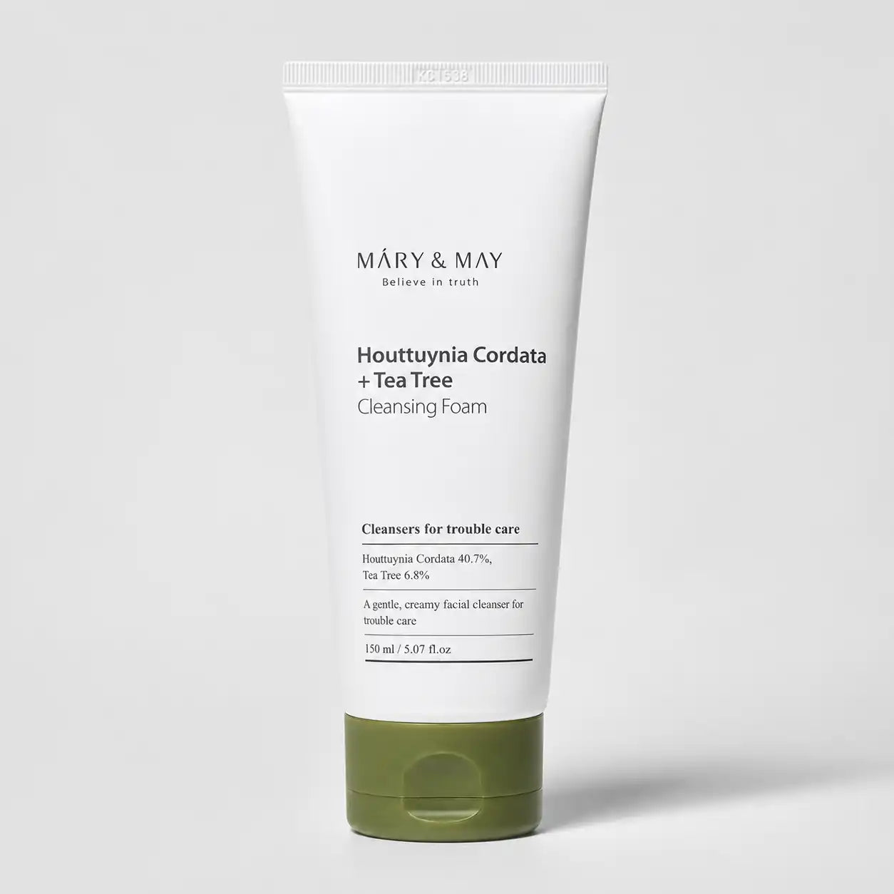 Mary&May Houttuynia Cordata + Tea Tree Cleansing Foam 150ml
