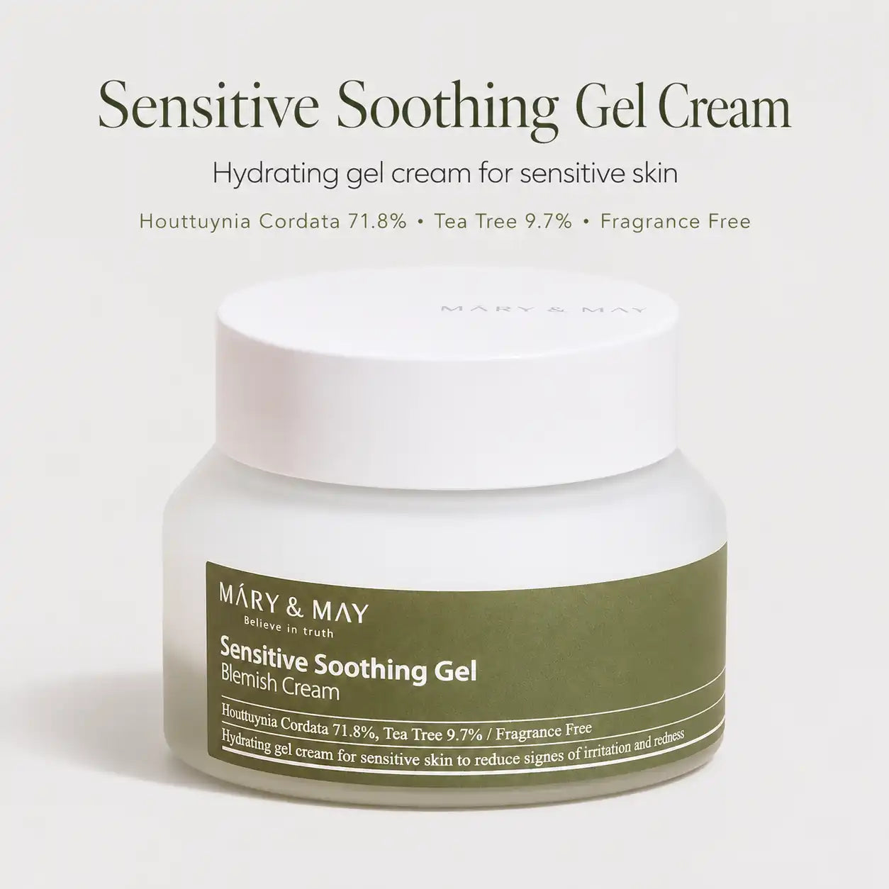 Mary&May Sensitive Soothing Gel Cream 70g