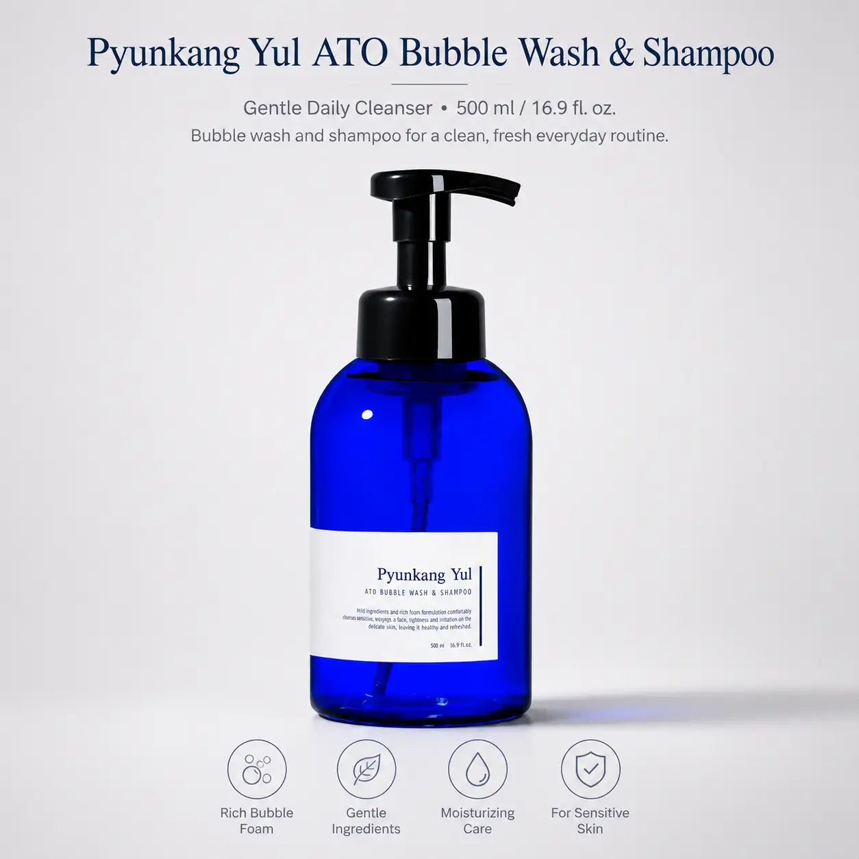 Pyunkang Yul Ato Bubble Wash & Shampoo 500ml