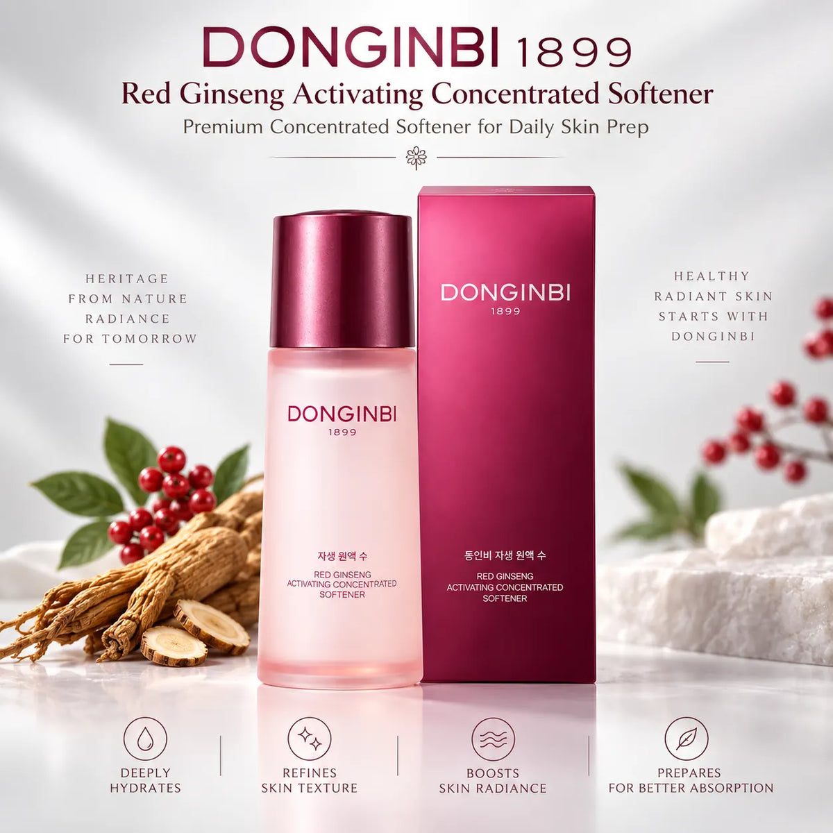 Donginbi Red Ginseng Activating Concentrated Softener 70ml