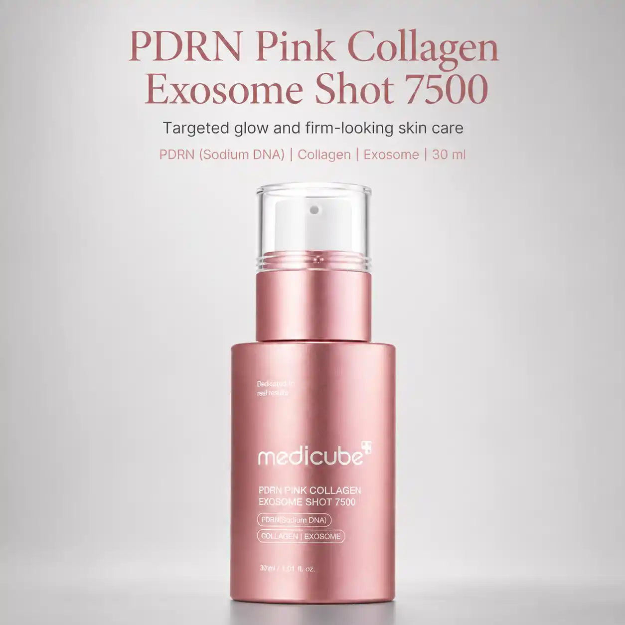 Medicube PDRN Pink Collagen Exosome Shot Ampoule 7500 30ml