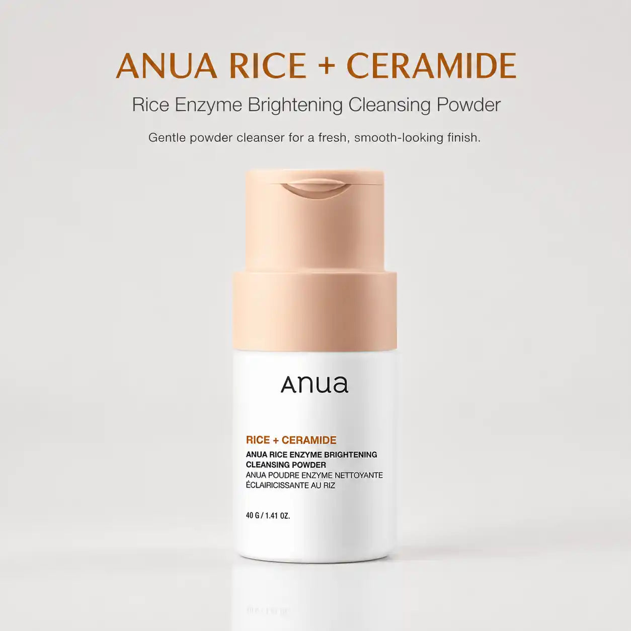 ANUA Rice Enzyme Brightening Cleansing Powder Base 40g