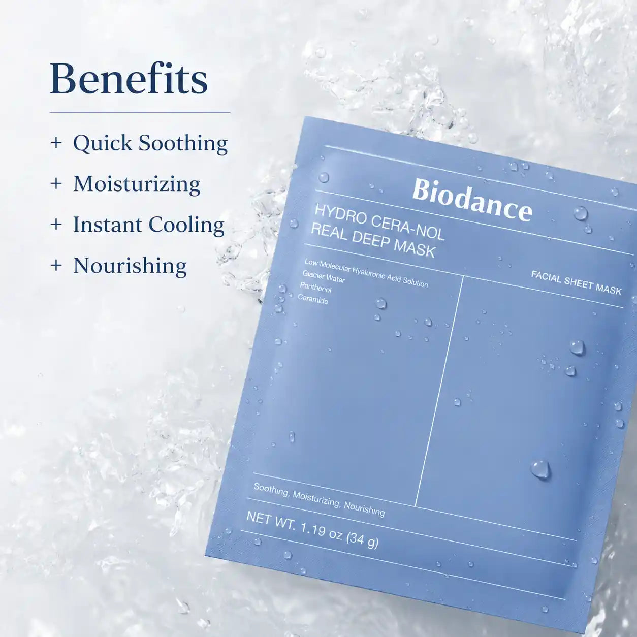 BIODANCE Hydro Cera Nol Real Deep Mask 4ea