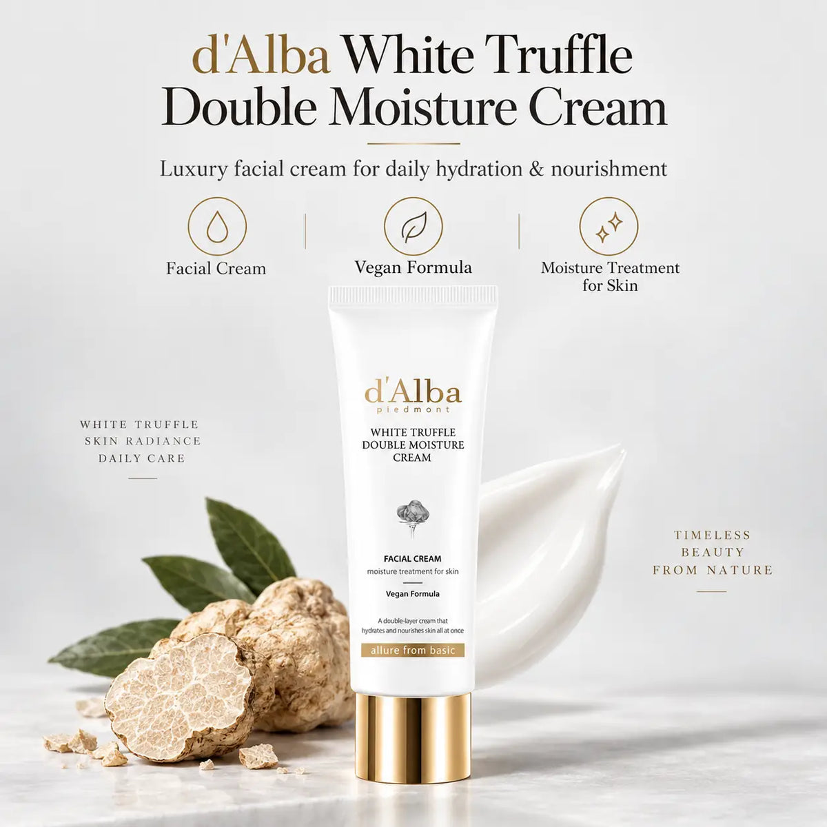 d'Alba White Truffle Double Moisture Cream 60ml
