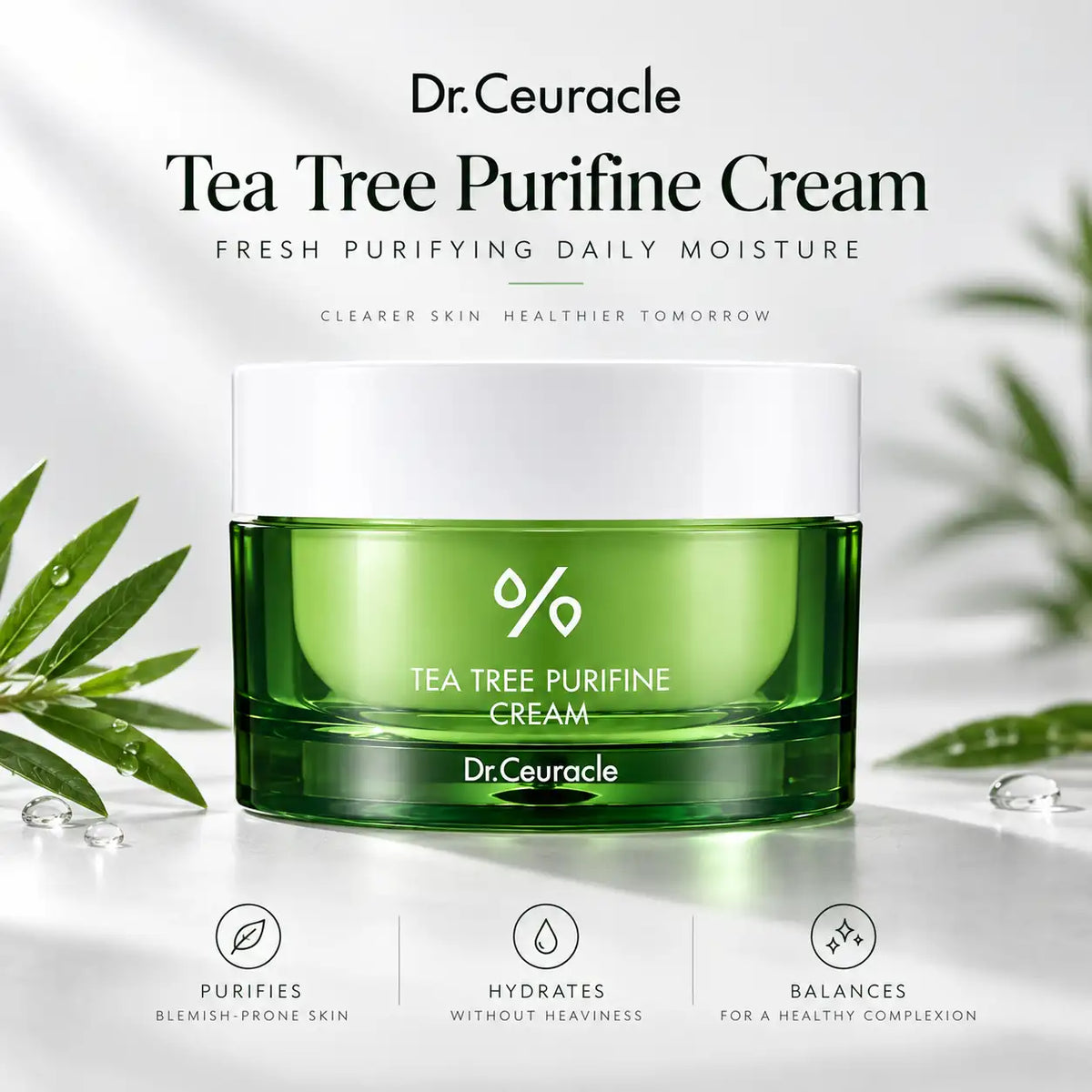 Dr. Ceuracle Tea Tree Purifine 80 Cream 50g