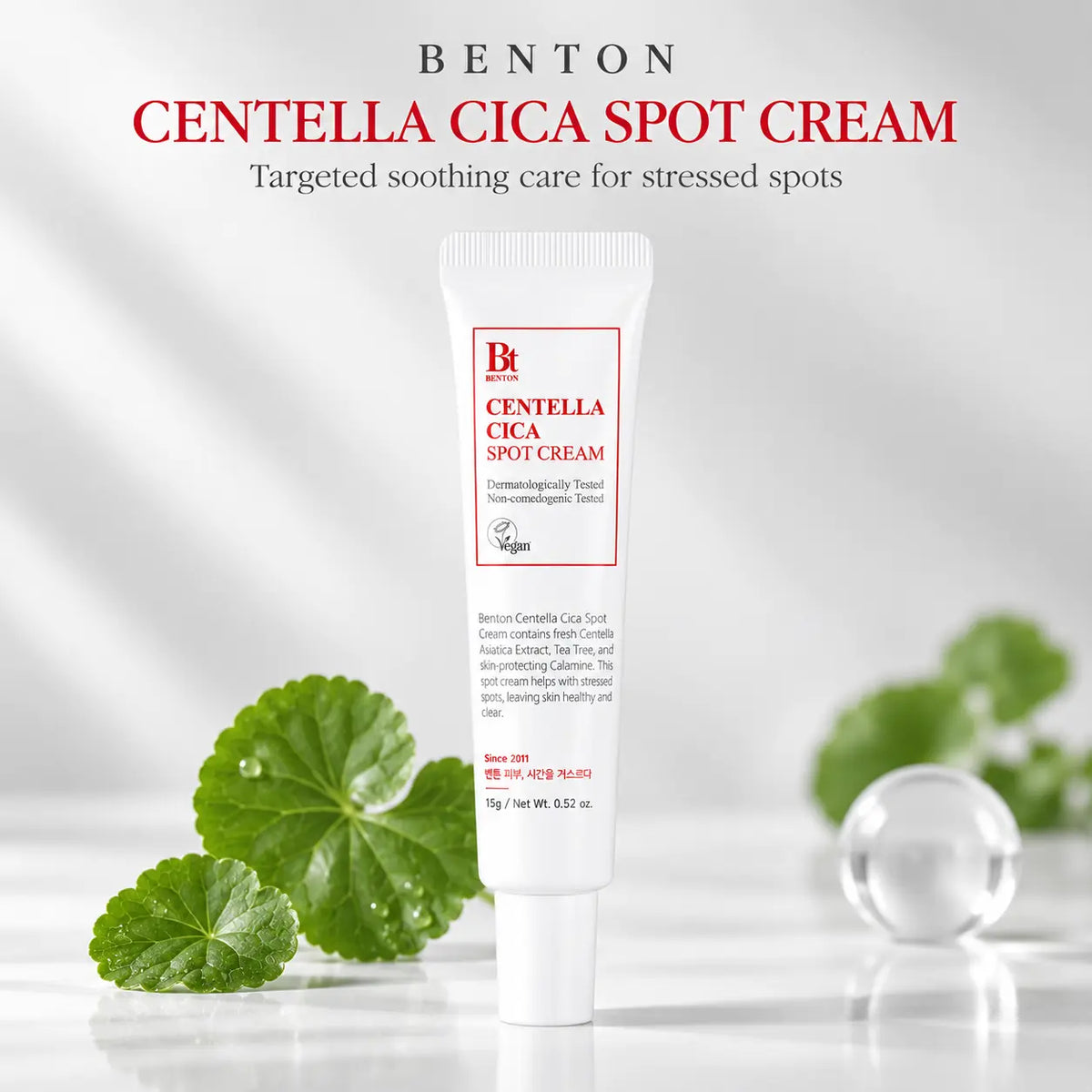 Benton Goodbye Redness Centella Spot Cream 15g