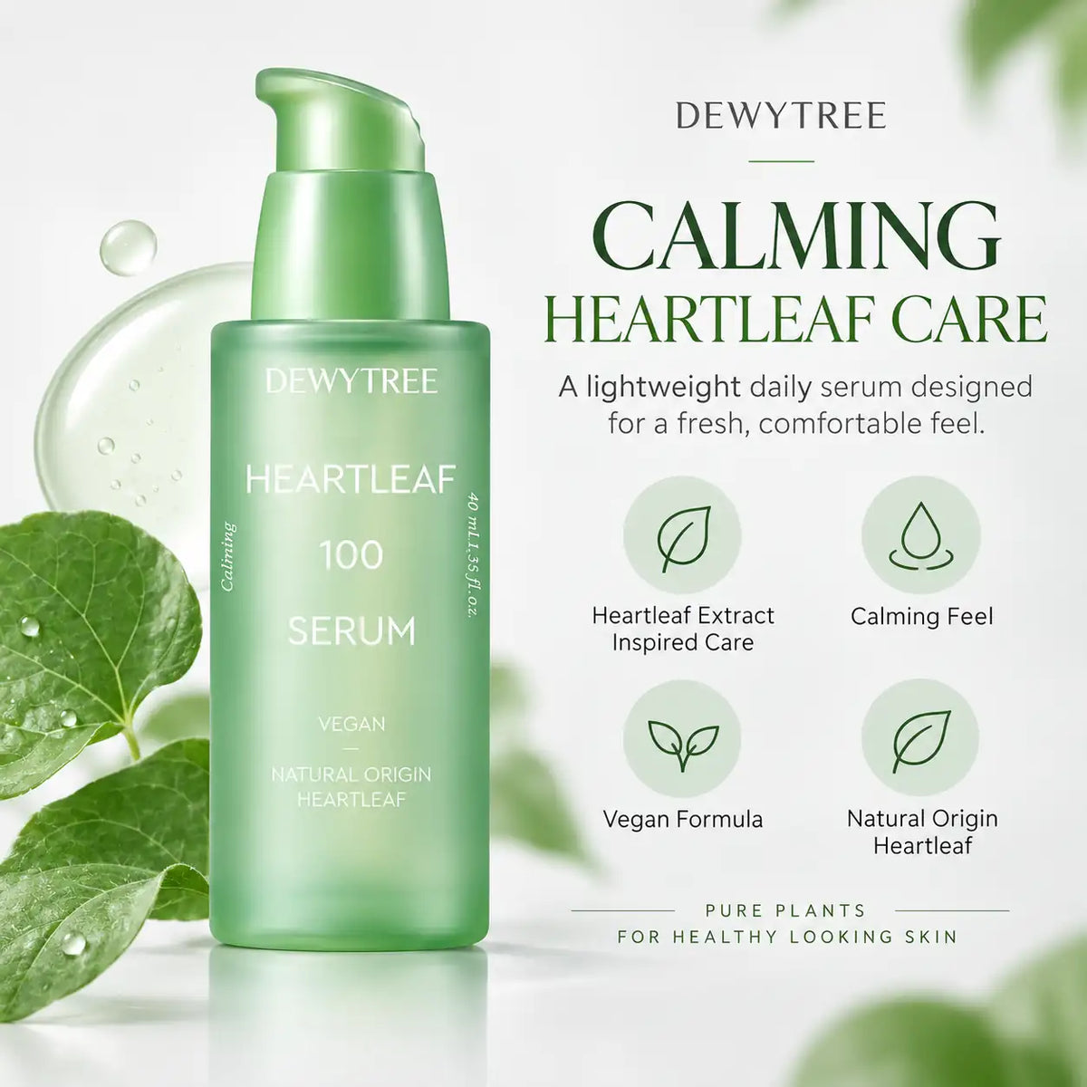 DEWYTREE Heartleaf 100 Serum 40ml